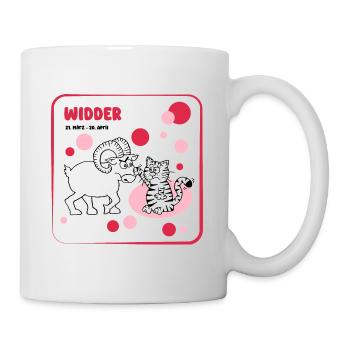 Zodiac sign Aries - Mug - white - Right