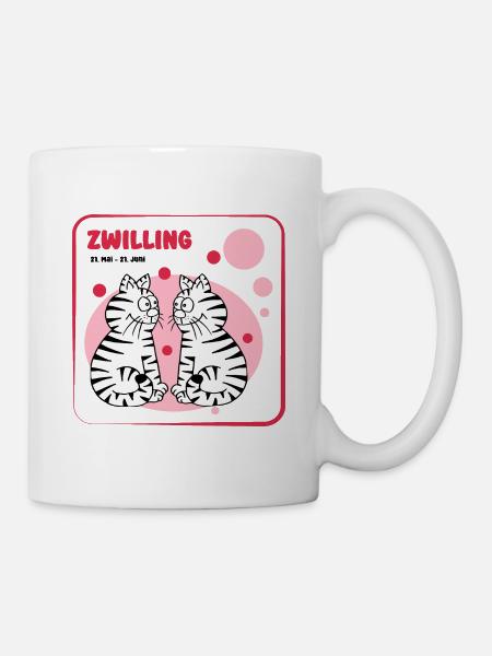 Zodiac sign Gemini - Mug - white