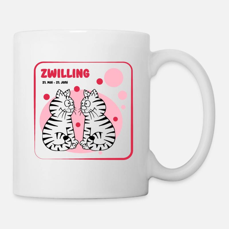 Zodiac sign Gemini - Mug - white