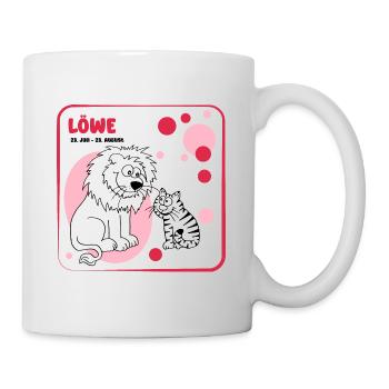Zodiac sign Leo - Mug - white - Right