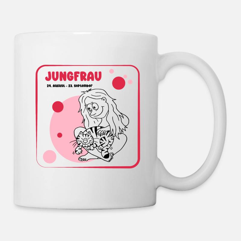 Zodiac sign Virgo - Mug - white