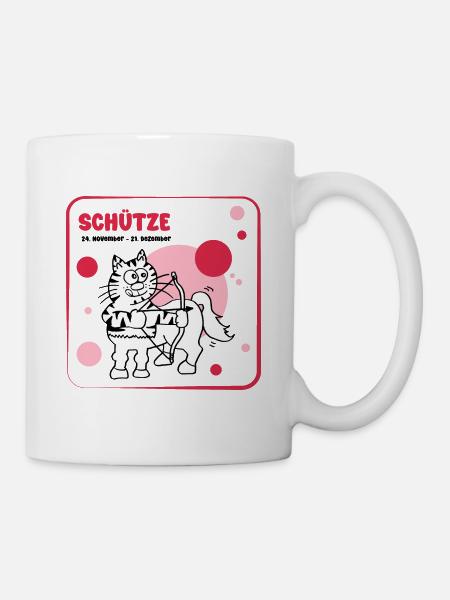 Signe du zodiaque Sagittaire - Mug blanc - blanc