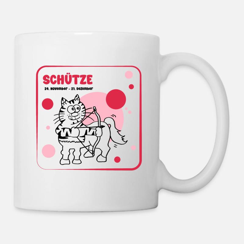 Signe du zodiaque Sagittaire - Mug blanc - blanc
