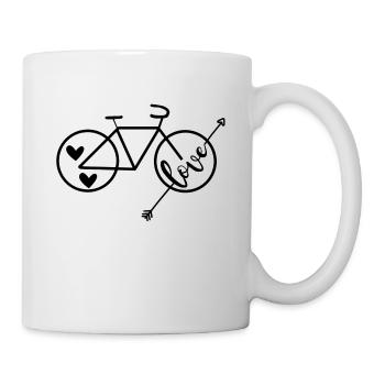 Bicyclette - Mug blanc - blanc - Droite