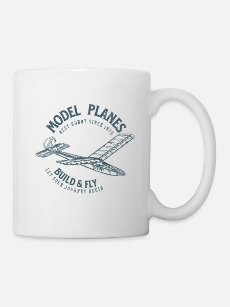 Model Airplanes - Mug - white