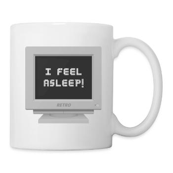CRT Design - I feel asleep! - Mug - white - Right