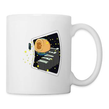 SELFIE-NABEL - Tasse - Weiß - Rechts