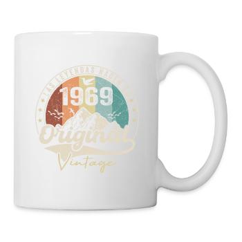 Retro 1969 Geburtstagsgeschenk 1969 Jahrgang 1969 - Tasse - Weiß - Rechts