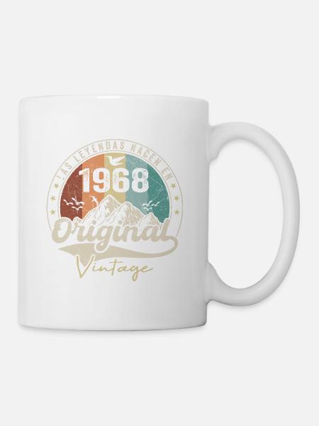 Rétro 1968 Cadeau Anniversaire 1968 Vintage 1968 - Mug blanc - blanc