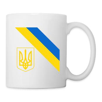 Ukrainisch - Tasse - Weiß - Rechts