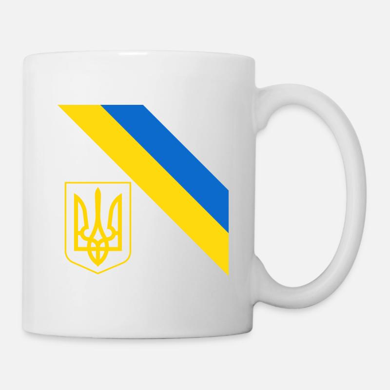 Ukrainisch - Tasse - Weiß