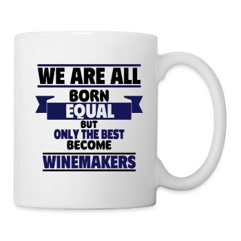 Seuls les meilleurs deviennent vignerons - Mug blanc - blanc - Droite