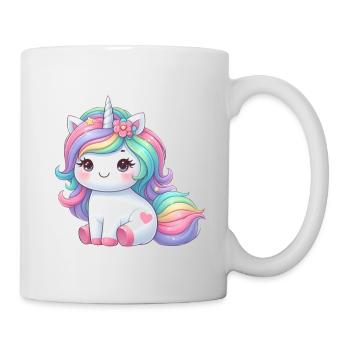 Einhorn Silver - Tasse - Weiß - Rechts
