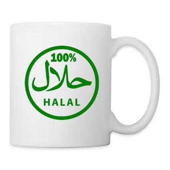 Halal - Tasse - Weiß - Rechts