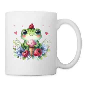Cute Frog Watercolor - Mug - white - Right