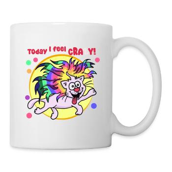 Feelin Crazy - For all the crazy among you! - Mug - white - Right