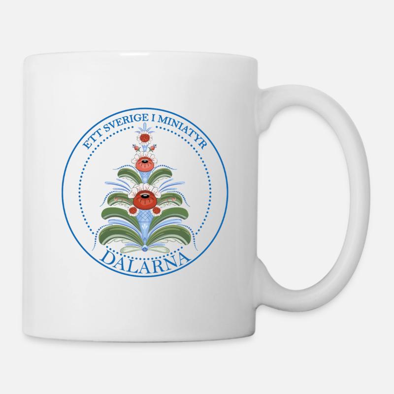 Kurdischer Dalic blauer Text - Tasse - Weiß