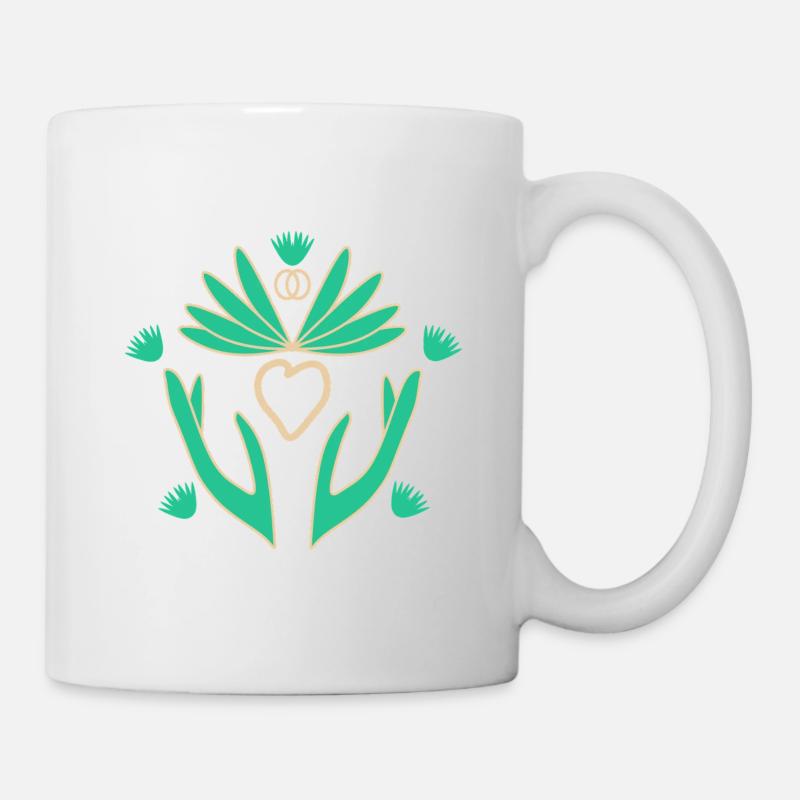 Einheit Lotusblume - Tasse - Weiß