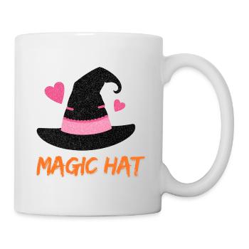 Magic hat - Pink Glitter Magic Hat - Mug - white - Right