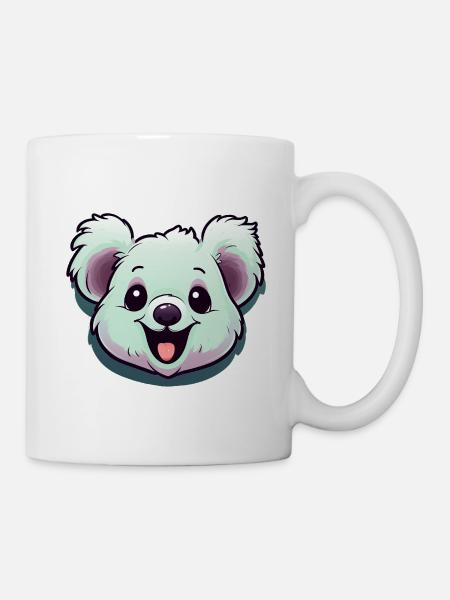 Koala rieur - Mug blanc - blanc