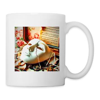 Décor rétro de Mask Break - Mug blanc - blanc - Droite