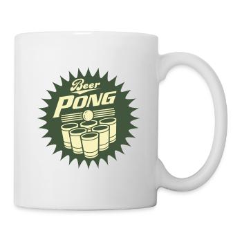 BEER PONG OLDSCHOOL 60s 6 CUP - Tasse - Weiß - Rechts
