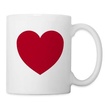 heart - Mug - white - Right