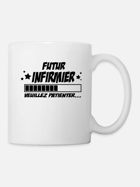 futur infirmier - Mug blanc - blanc