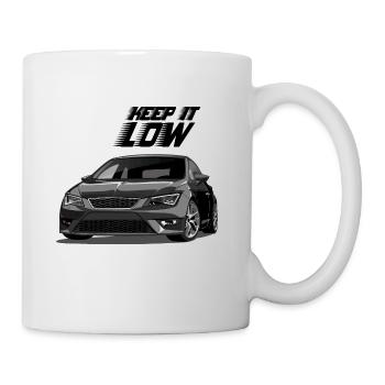 Leon 5F FR Keep it Low - Tasse - Weiß - Rechts
