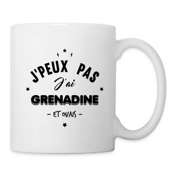 j'peuxpas j'ai grenadine - Mug blanc - blanc - Droite