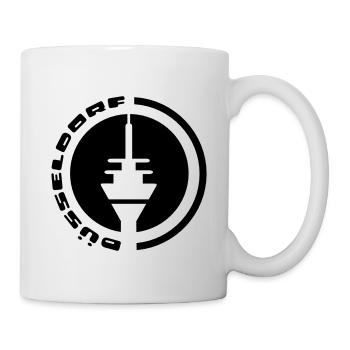 Düsseldorf Fernsehturm Emblem - Tasse - Weiß - Rechts