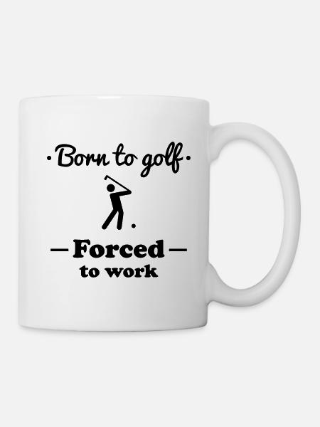 Born to golf - GOLF - Mug - white