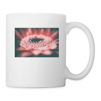 Retro Flowers - Tasse - Weiß - Rechts