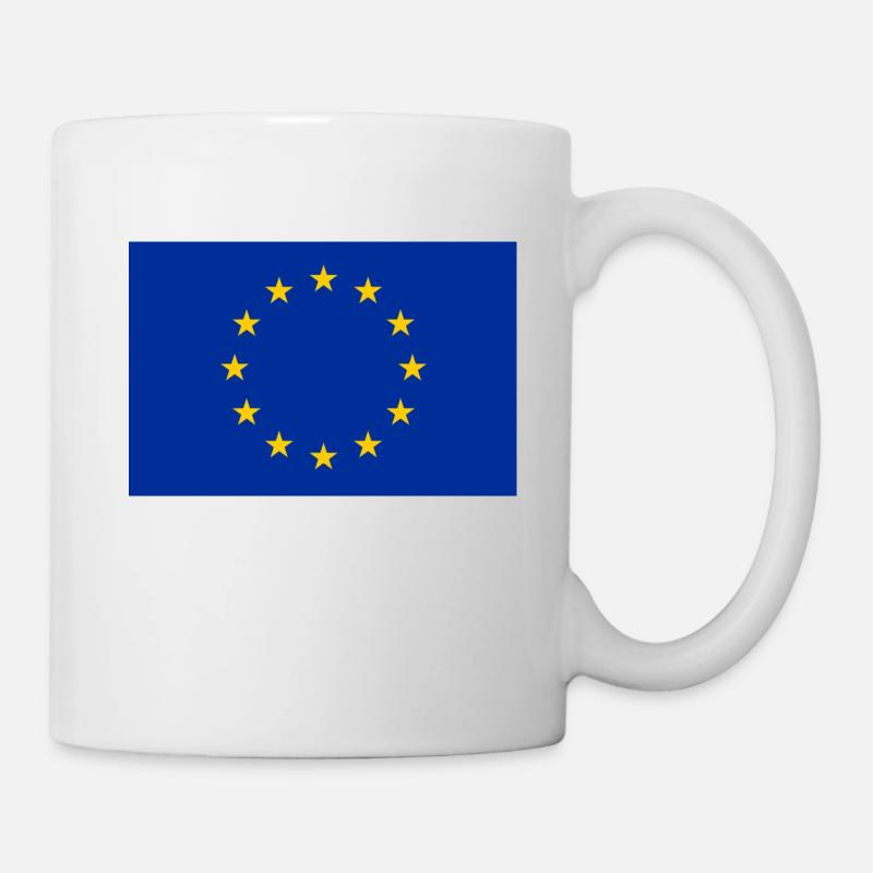 EU flag - Mug - white