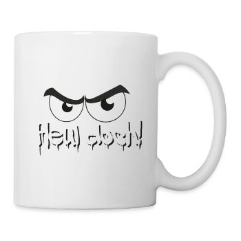 Heul doch! Böser Blick - Tasse - Weiß - Rechts