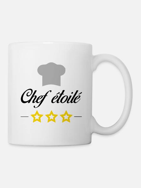 Chef étoilé - Mug blanc - blanc