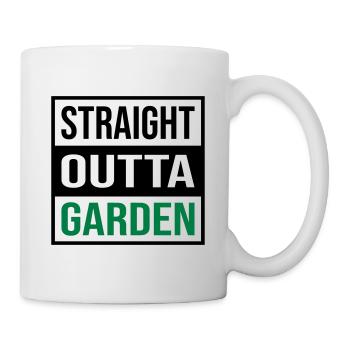 Straight Outta Garden - Mug blanc - blanc - Droite