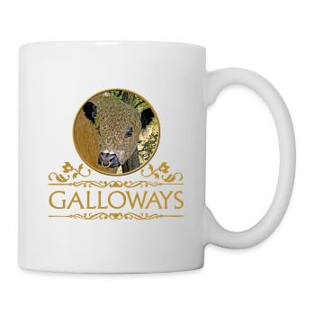 Galloway bull. Galloway bull - Mug - white - Right