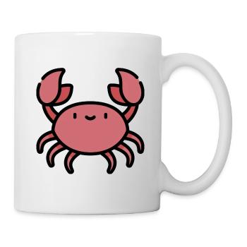 Crabe cancer cadeau idée - Mug blanc - blanc - Droite