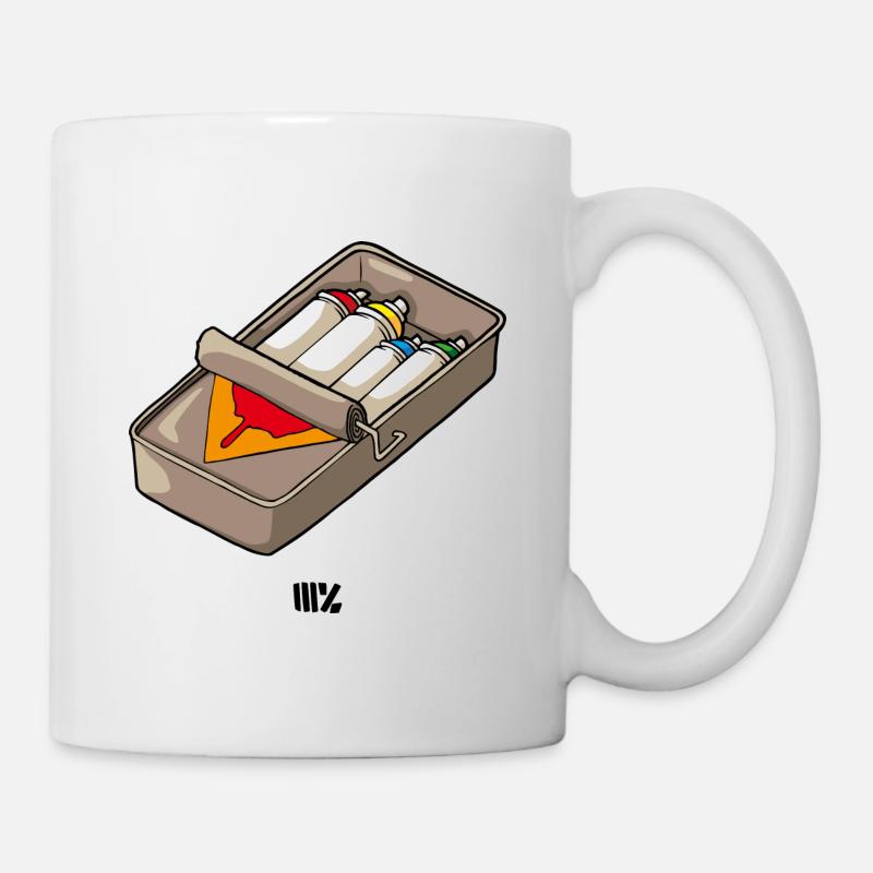 Spraydosen Konserve - Tasse - Weiß