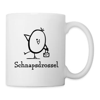 Schnaps choke on the way home - Mug - white - Right