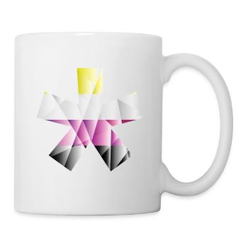 Asterisk Non Binary - Tasse - Weiß - Rechts