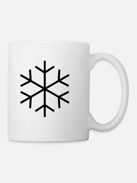 Symbol for cold / ice - Mug - white