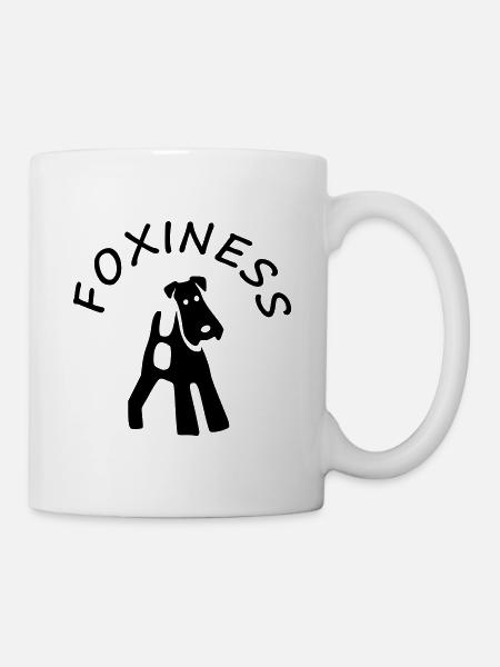 Fox Terrier Foxiness - Mug - white