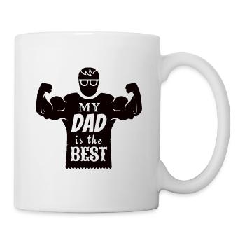 My Dad is the best - Mug - white - Right