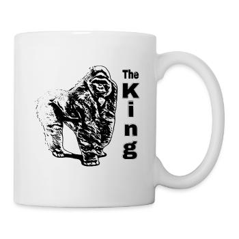 Gorilla - Tasse - Weiß - Rechts