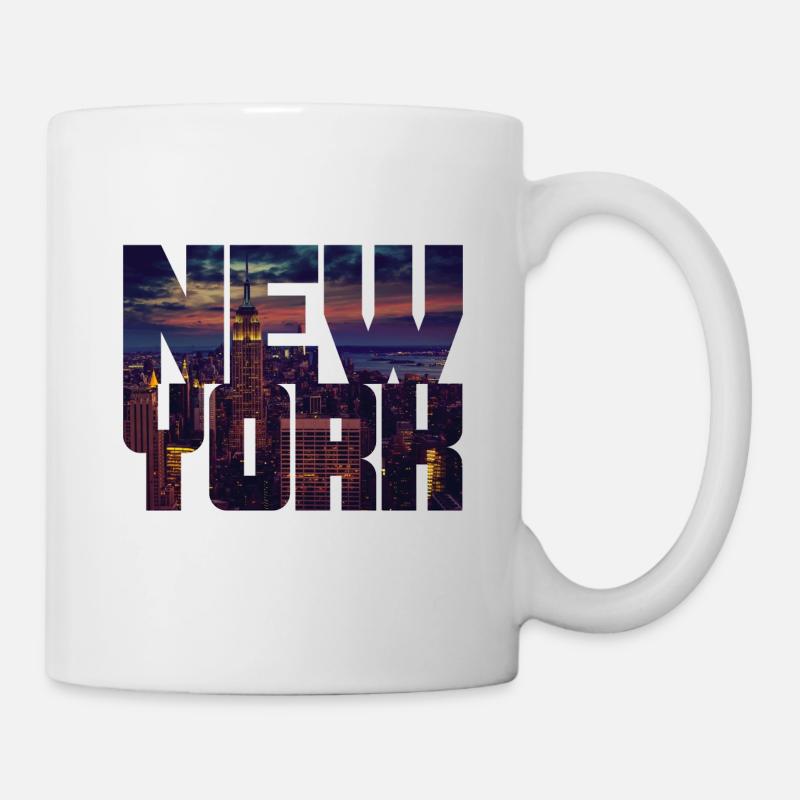 New York Skyline - Tasse - Weiß