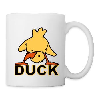 Ducking Duck (3 colors) - Mug blanc - blanc - Droite