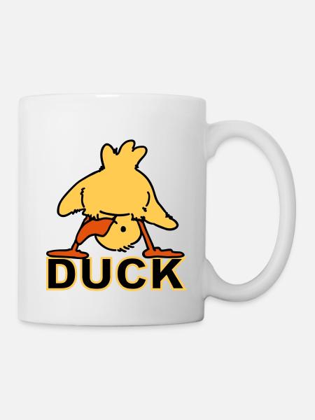 Ducking Duck (3 colors) - Mug - white