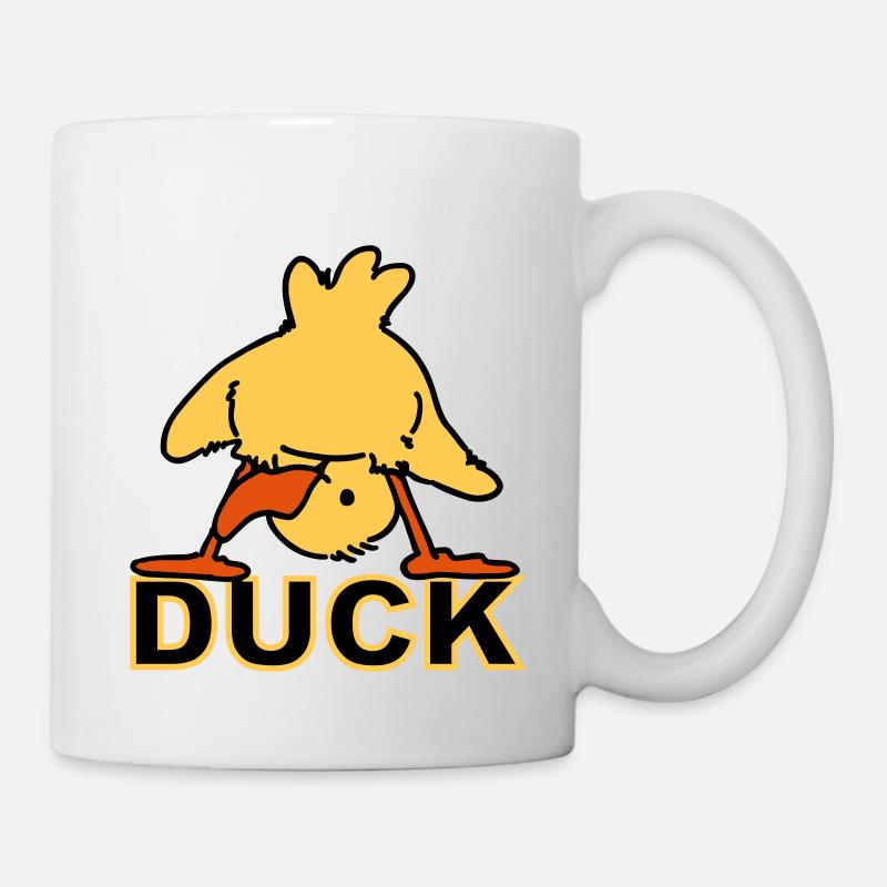 Ducking Duck (3 colors) - Mug - white